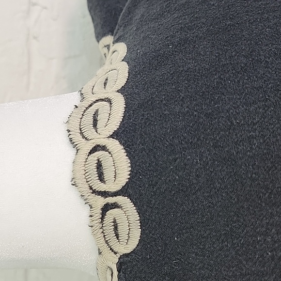 Blouse Top Shirt Boxy Embroidered Mexican Floral Short Sleeve Festive Colorful S - Picture 8 of 14